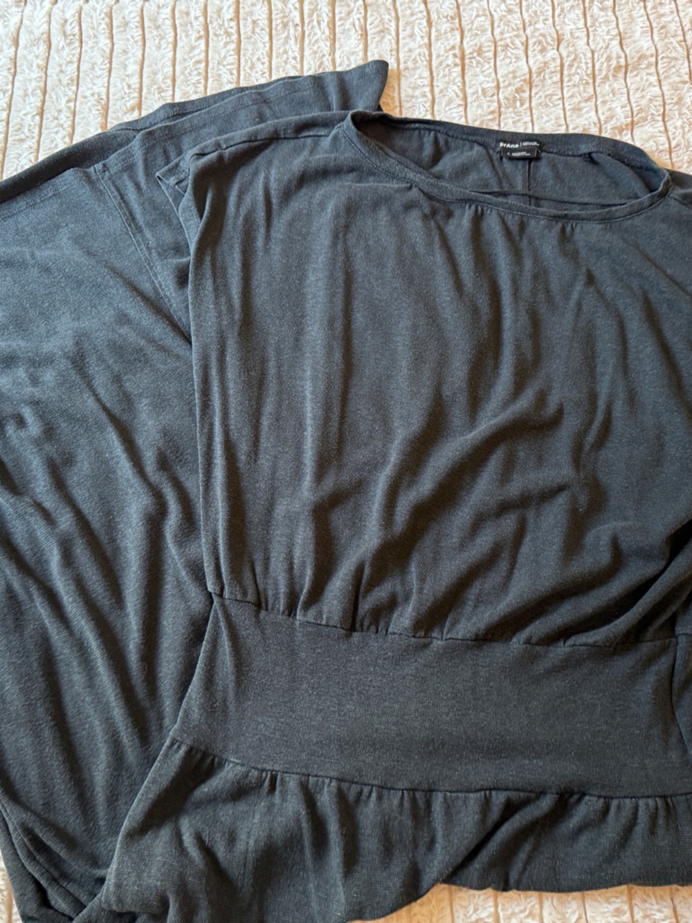 Prana Charcoal Hemp Blend Dress - Picture 1 of 4